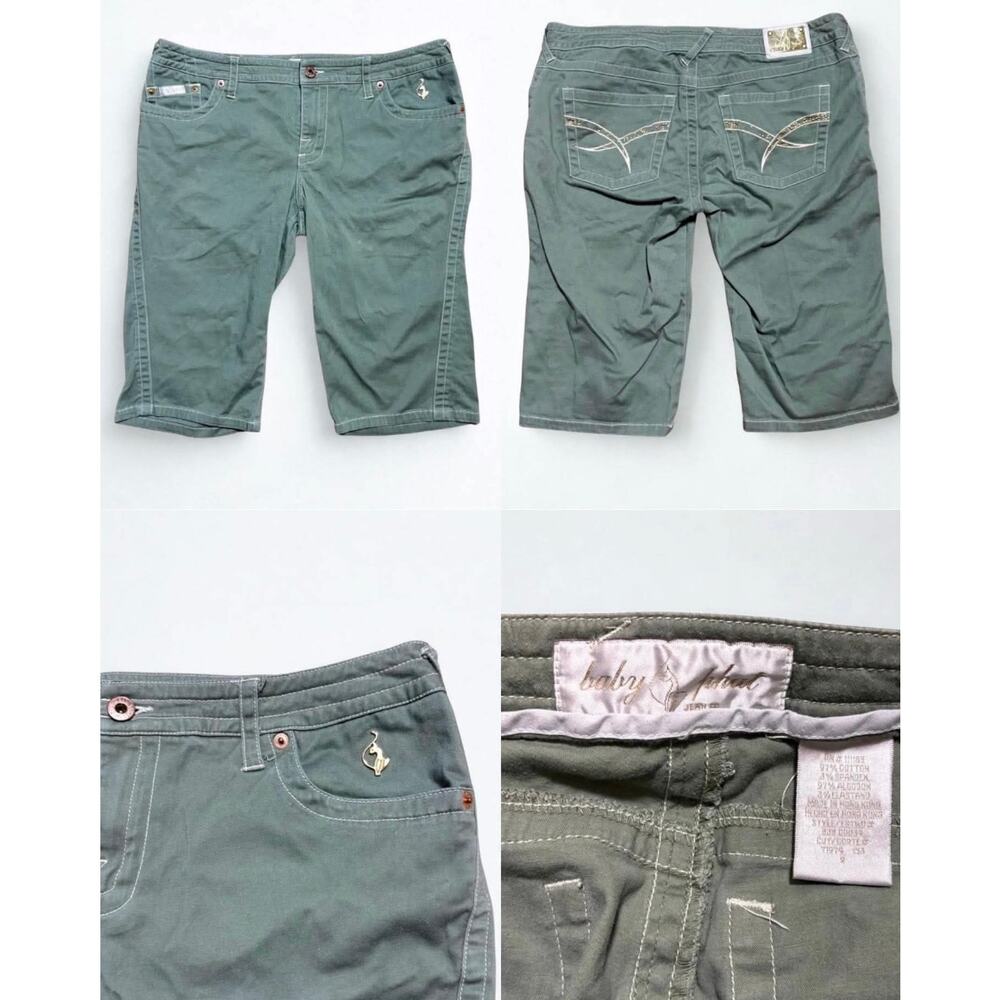 Womens Lot 20 Y2K Denim Shorts Jeans Sweatpants Abercrombie Baby Phat READ INFO - Picture 13 of 14